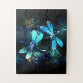 Glanzende Libellenmeer Legpuzzel (Verticaal)