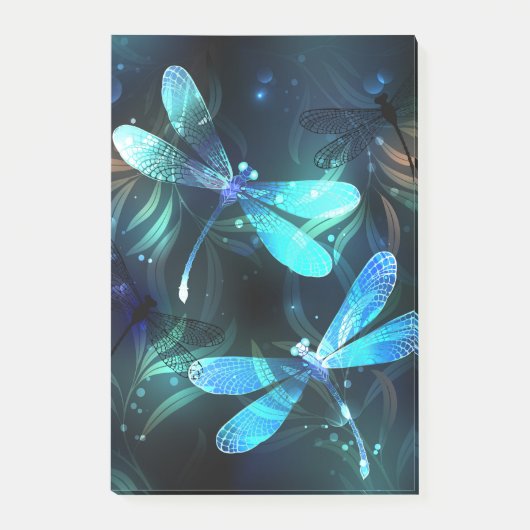 Glanzende Libellenmeer Post-it® Notes (Voorkant)
