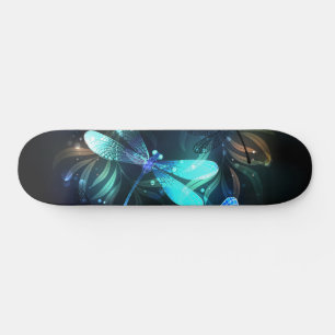 Glanzende Libellenmeer Skateboard