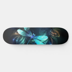 Glanzende Libellenmeer Skateboard
