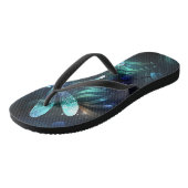 Glanzende Libellenmeer Teenslippers (Schuin)