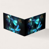 Glanzende Libellenmeer Visitekaartjes (Buitenkant)