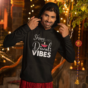Glanzende lichten Diwali vibes Hoodie