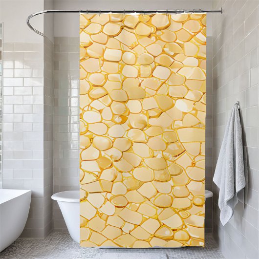 Glanzende Luxe Gouden Sequin Douchegordijn