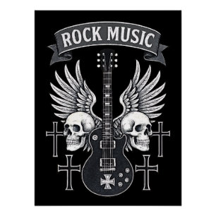 Glanzende poster Muziek Rock Perfect Poster