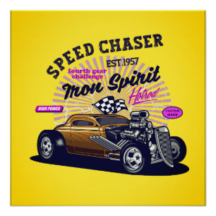 Glanzende Poster Perfect Poster