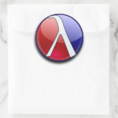 Glanzende Racket Sticker (Tas)