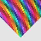 Glanzende regenboogstrips met glans tissuepapier (Detail)