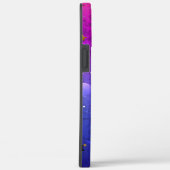 Glanzende Roze Blauwe Achtergrond Case-Mate iPhone Case (Achterkant / Rechts)