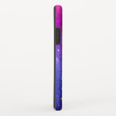 Glanzende Roze Blauwe Achtergrond Case-Mate iPhone Case (Achterkant/rechts)