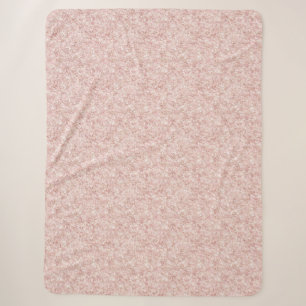 Glanzende Roze Glitter Kerst Sherpa Deken