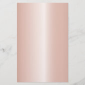 Glanzende roze Gouden WIMPERSALON SERVICE LIJST Flyer (Achterkant)