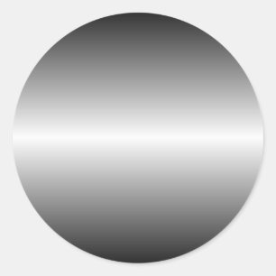 Glanzende stalen ronde Sticker