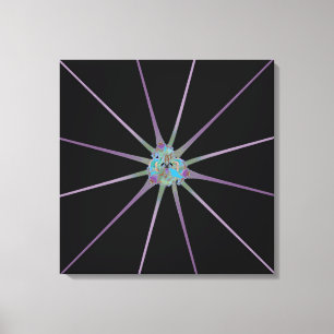 Glanzende Ster Canvas Afdruk