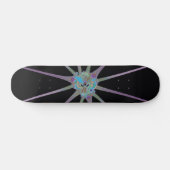 Glanzende Ster Skateboard (Horizontaal)