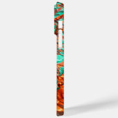 Glanzende verfrommelde Folie iriserende aangepaste Case-Mate iPhone Case (Achterkant / Links)