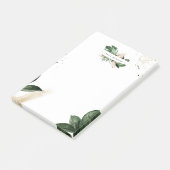 Glanzende zomer groen persoonlijk post-it® notes (Schuin)