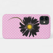 glanzende zwarte mais Case-Mate iPhone case (Achterkant (horizontaal))