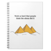 Glap tegen egypte notitieboek (Voorkant)