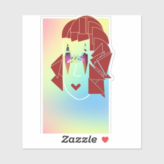 GLARE LOGO STICKER (Vel)