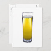 glas bier briefkaart (Voorkant / Achterkant)