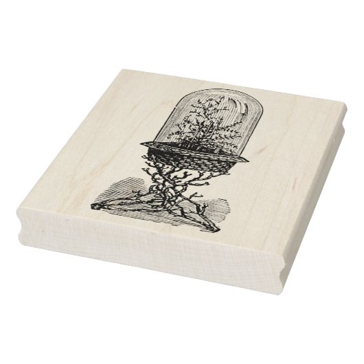  glas Dome Terrarium Rubber Art Stempel (Stempel)