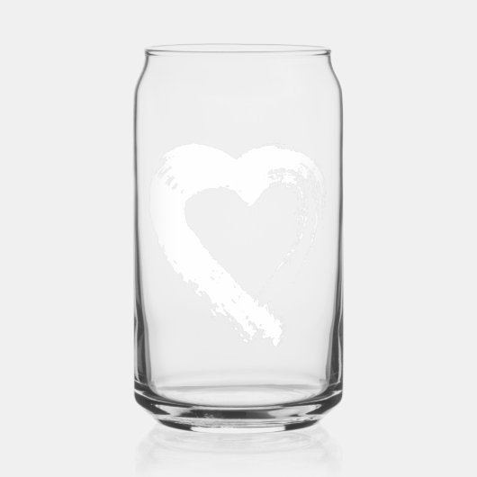 Glas Drinkware Moon Hart (Voorkant)