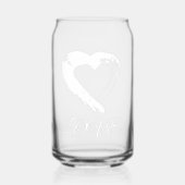 Glas Drinkware Moon Hart (Voorkant)