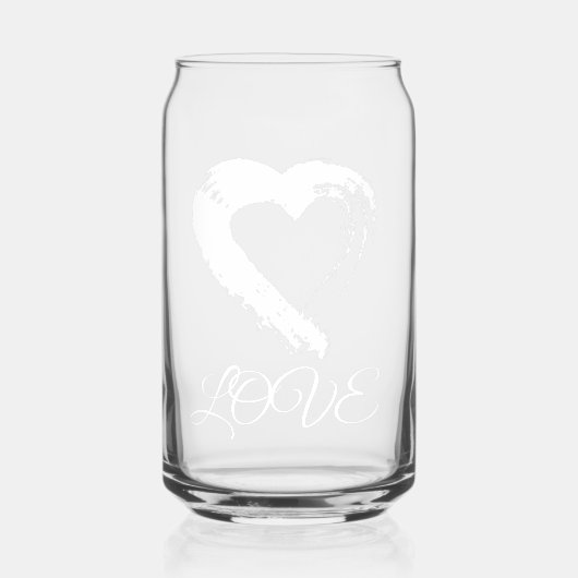 Glas Drinkware Moon Hart (Voorkant)