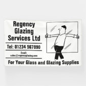 Glas en Glazeren Spandoek (Horizontaal)