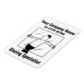 Glas- en GlazingsCartoon Magneet (Linkerzijde)