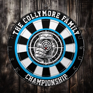 Glas in de hand dartbord