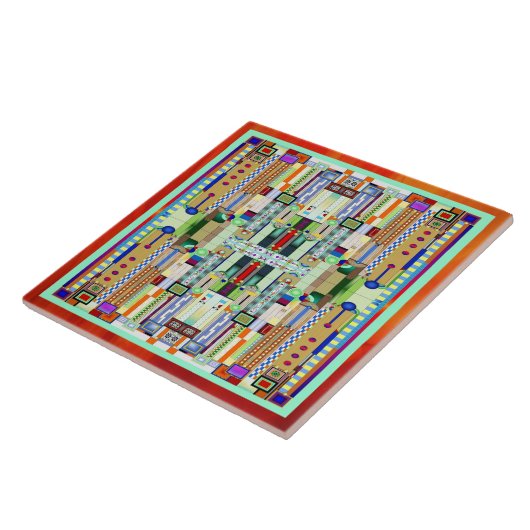 GLAS IN LOOD 2 TEGELTJE (Zijkant)