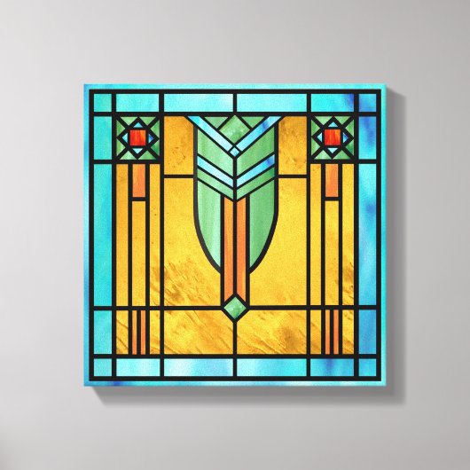 GLAS IN LOOD 3 CANVAS AFDRUK (Voorkant)
