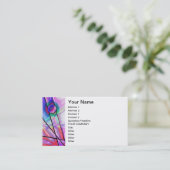 Glas in lood 3 visitekaartje (Staand voorkant)