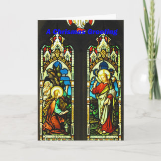 Glas in lood #4 feestdagen kaart