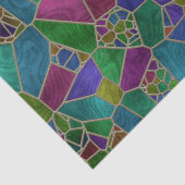 Glas in lood 9 tissuepapier (Detail)