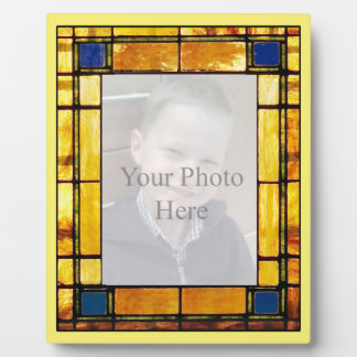 Glas in lood Aangepaste fotoweergave Plaque bekijk Fotoplaat