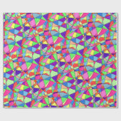 "Glas in lood" Abstract ontwerpverlooppapier Cadeaupapier (Vlak)