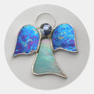 Glas in lood "Abstracte Angel" Sticker