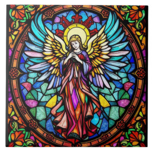 Glas in lood Angel Art Spiritueel en religieus Tegeltje
