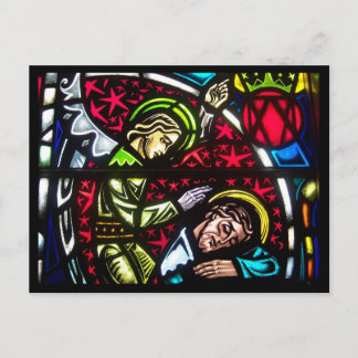 Glas in lood Angel Briefkaart