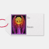 Glas in lood Angel Cadeaulabel (Achterkant Horizontaal)