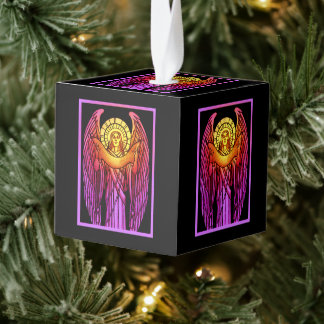 Glas in lood Angel Kubus Ornament