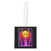 Glas in lood Angel Kubus Ornament (Voorkant)