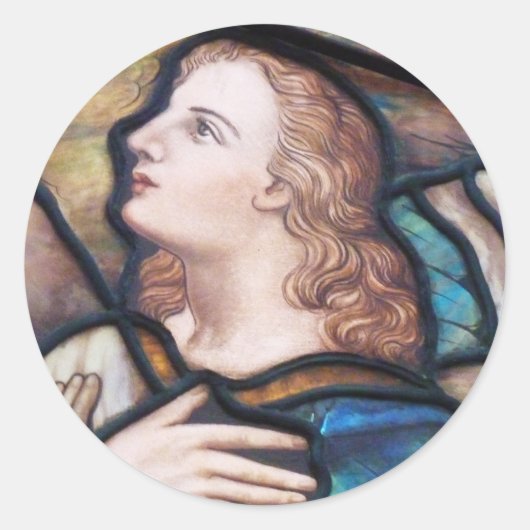 Glas in lood Angel Sticker (Voorkant)