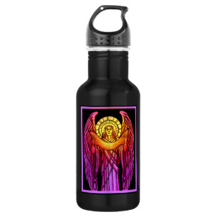 Glas in lood Angel Water Fles
