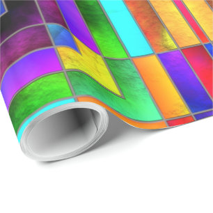 Glas in lood Art. 5 Verpakkingspapier Cadeaupapier