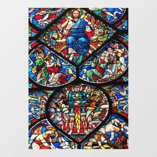 Glas in lood Art. Raamsticker (Vel)