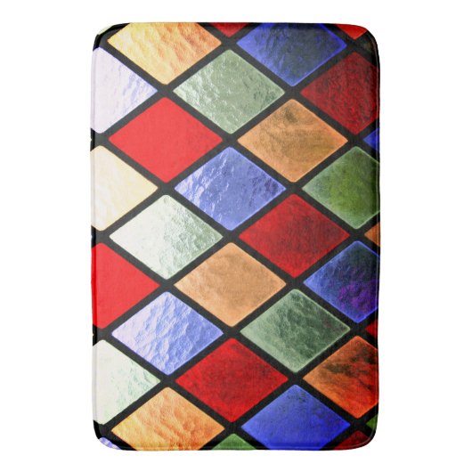 Glas in lood badmat (Voorkant Verticaal)